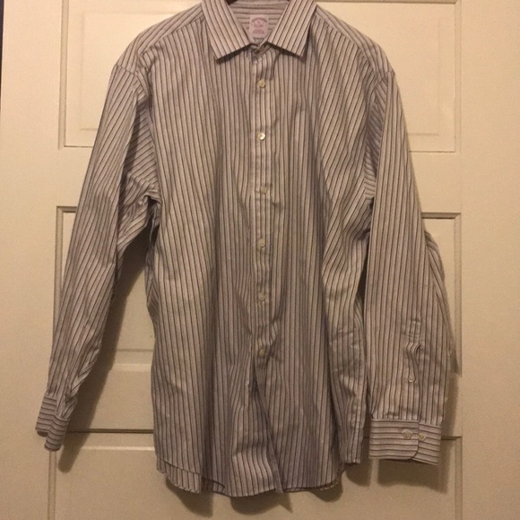 {brooks brothers} striped button down - Picture 2 of 4